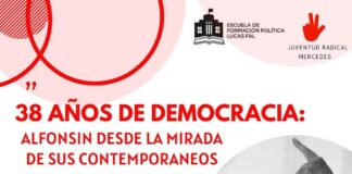 La Escuela de Formación Política «Lucas Fal» invita a participar del homenaje al regreso de la Democraci