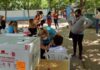 Vacunaron niños y niñas para completar calendario