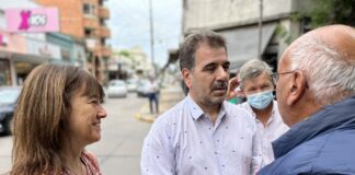 Cristian Ritondo pasó por Mercedes en apoyo a los candidatos de Juntos