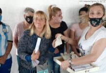 Visita de autoridades a los pabellones literarios en la cárcel de Mercedes