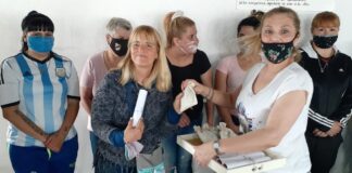 Visita de autoridades a los pabellones literarios en la cárcel de Mercedes