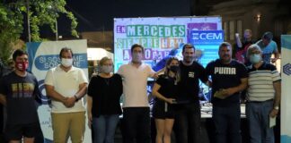 Gran acompañamiento de los vecinos en la Fiesta del Comercio Mercedino