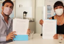 Ustarroz firmó convenio para crear 151 lotes con servicios para familias de barrios populares