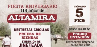 Fiesta popular 114 Aniversario de Altamira