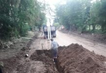 Pavimento y obras para mejorar red de agua en barrio América