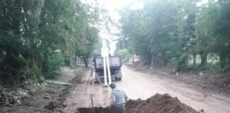 Pavimento y obras para mejorar red de agua en barrio América