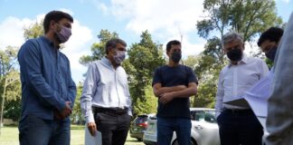 Ustarroz, De Pedro y Filmus recorrieron los avances del Polo Científico de Mercedes