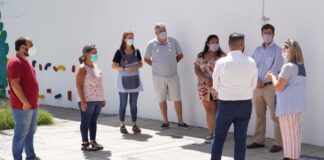 Ustarroz recorrió el Jardín Nº901 y entregó elementos pedagógicos
