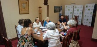 Ustarroz recibió a representantes de LALCEC Mercedes