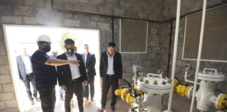 Kicillof inauguró la red de gas natural para Guaminí y Laguna Alsina