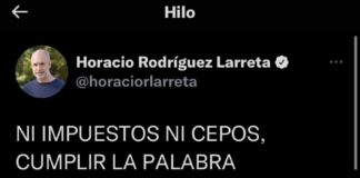 HORACIO RODRÍGUEZ LARRETA: “NI IMPUESTOS NI CEPOS, CUMPLIR LA PALABRA”