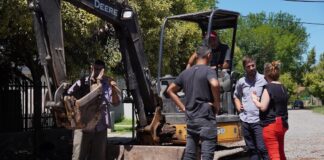 El intendente Ustarroz recorrió las obras en el Barrio Obrero