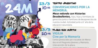 Distintas actividades por la Semana de la Memoria