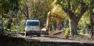 Comenzó pavimentación de 8 entre 17 y 27
