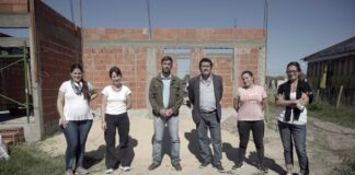 Avanza la construcción de otras 7 casas en el Favaloro 2