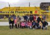 Chicos de “Territorio Joven” en la cancha de Flandria