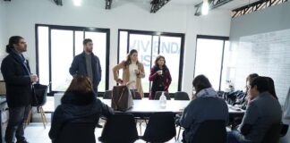 Ustarroz en encuentro en FOVISEE y visita de viceministros a Mercedes