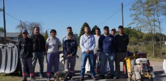 El plan integral de bacheo continúa en Gowland y Agote
