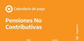CALENDARIO DE PAGOS QUE INICIA HOY
