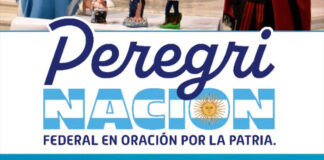 Paraná recibirá a la primera Peregrinación Federal en Oración por la Patria