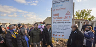 Kicillof y Mussi recorrieron los avances de obras de infraestructura en Berazategui