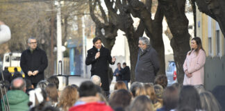 Kicillof inauguró las obras de refacción integral de la Escuela Primaria N° 1 de Trenque Lauquen