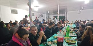 El Club de Gowland tuvo su cena solidaria con más de 200 asistentes