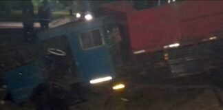 Múltiple accidente en la colectora de la Ruta 5