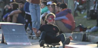 La Trocha vibró al ritmo del hip hop y los skaters