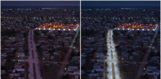 Calle 23, pavimentada y nuevas luminarias led