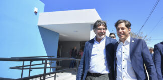 Kicillof inauguró el Jardín de Infantes 911 en Colón