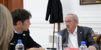 Kicillof, Iparaguirre y Lunghi se reunieron para avanzar en el proyecto del predio Sans Souci