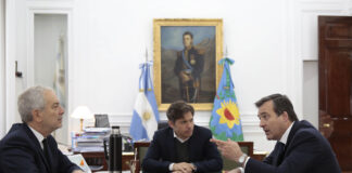 Kicillof se reunió con los ministros Soria y Alak