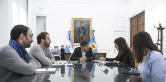 Kicillof y Raverta suscribieron un convenio de asistencia técnica y financiera