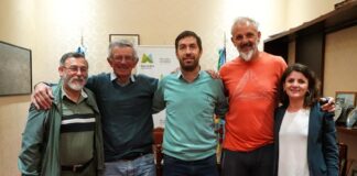 Ustarroz recibió a autoridades del CEPT 4