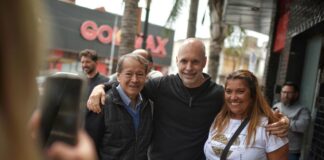 Rodríguez Larreta recorrió Isidro Casanova y San Justo para escuchar a vecinos y comerciantes