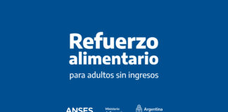 MÁS DE MEDIO MILLÓN DE PERSONAS YA ACCEDIERON AL REFUERZO ALIMENTARIO PARA ADULTOS SIN INGRESOS