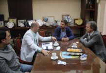 Ustarroz recibió a equipos técnicos de la Universidad Tecnológica Nacional