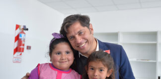 Kicillof inauguró el nuevo edificio del Jardín N° 905 de Exaltación de la Cruz