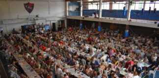 Multitudinario almuerzo solidario por los Centros de Jubilados