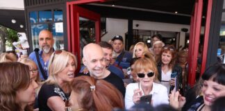 Con eje en seguridad, Rodríguez Larreta recorrió la primera sección electoral