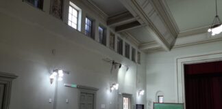 Las obras en el Colegio Nacional avanzan y llegan al salón de actos