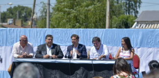 Kicillof e Ishii inauguraron la Escuela Primaria N°41