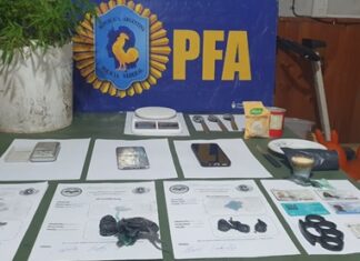 Policía Federal Mercedes realizó operativo por venta de estupefacientes