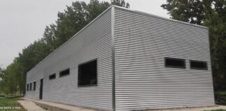 Avanza la obra del SUM en el predio deportivo del Parque Municipal