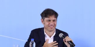 Kicillof participó de la inauguración del Colector Cloacal Morón Sur