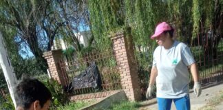 Avanza la construcción de veredas en Gowland