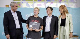 Kicillof y Ferraresi inauguraron el edificio del Jardín de Infantes N° 920 en Gerli