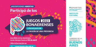 Se abre la inscripción para los Juegos Bonaerenses 2023