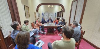 Ustarroz recibió a representantes del Barrio San Jorge